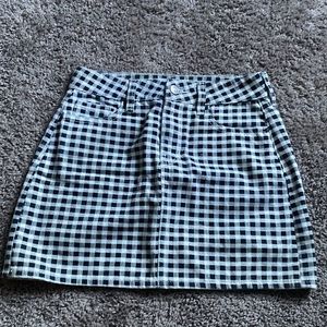 Checkered skirt